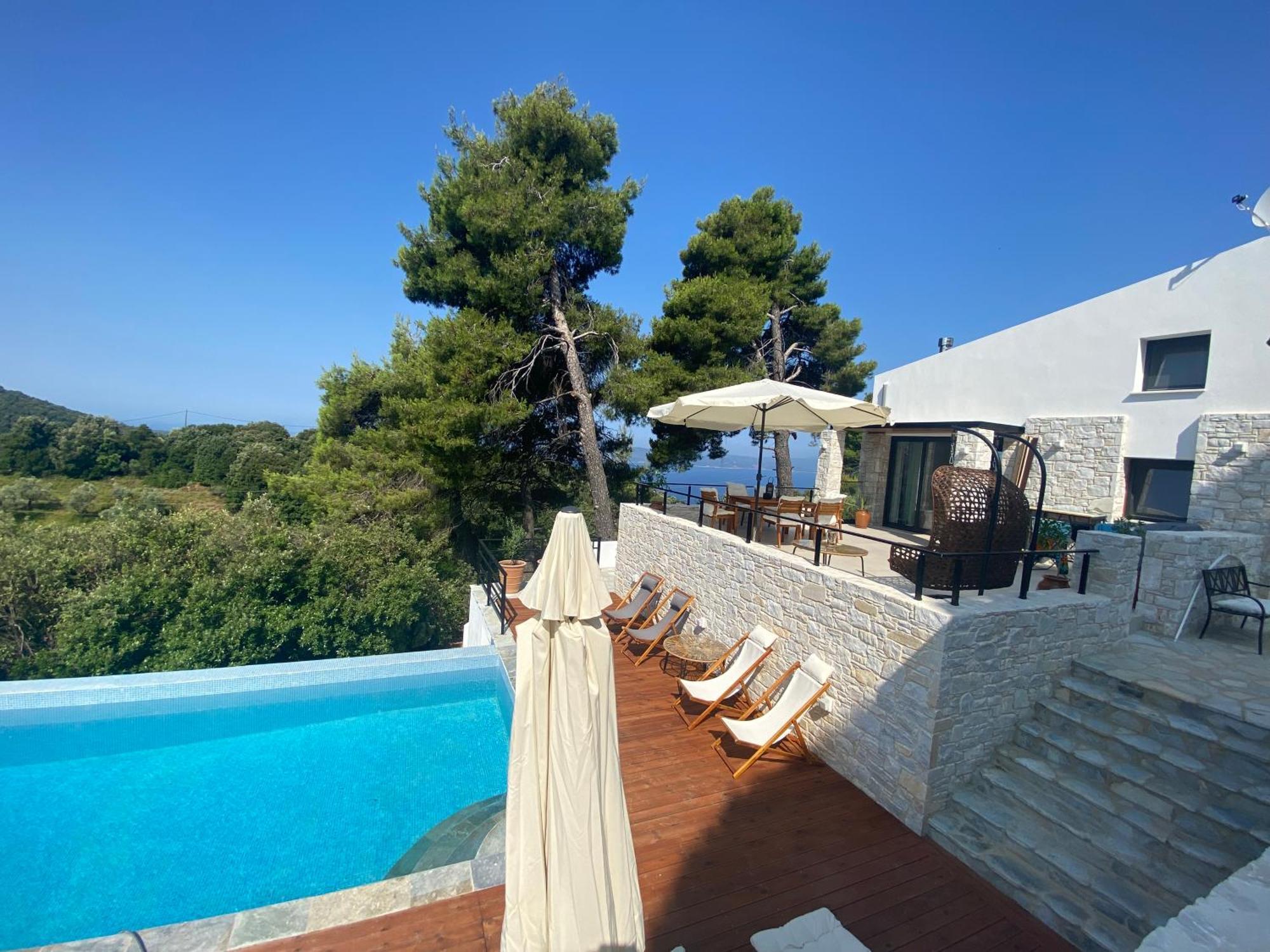 Allure Luxury Villas 3&4 Serenity Retreat Moni Evaggelistrias Luaran gambar