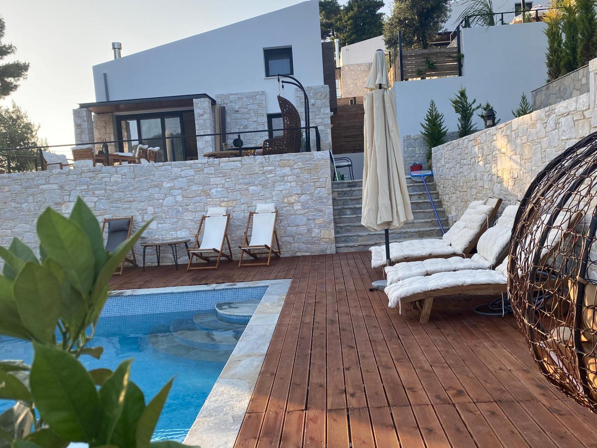 Allure Luxury Villas 3&4 Serenity Retreat Moni Evaggelistrias Luaran gambar