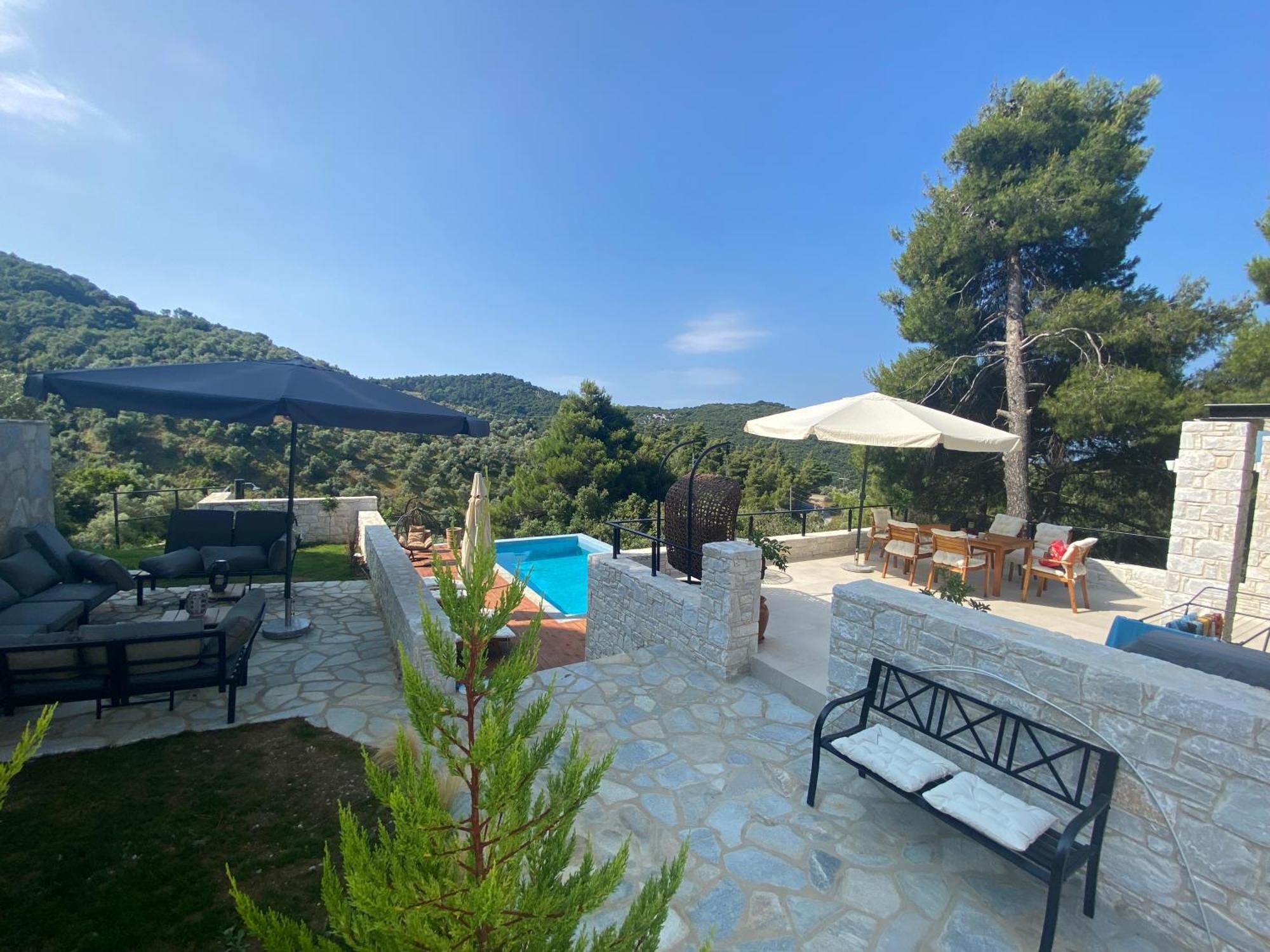 Allure Luxury Villas 3&4 Serenity Retreat Moni Evaggelistrias Luaran gambar